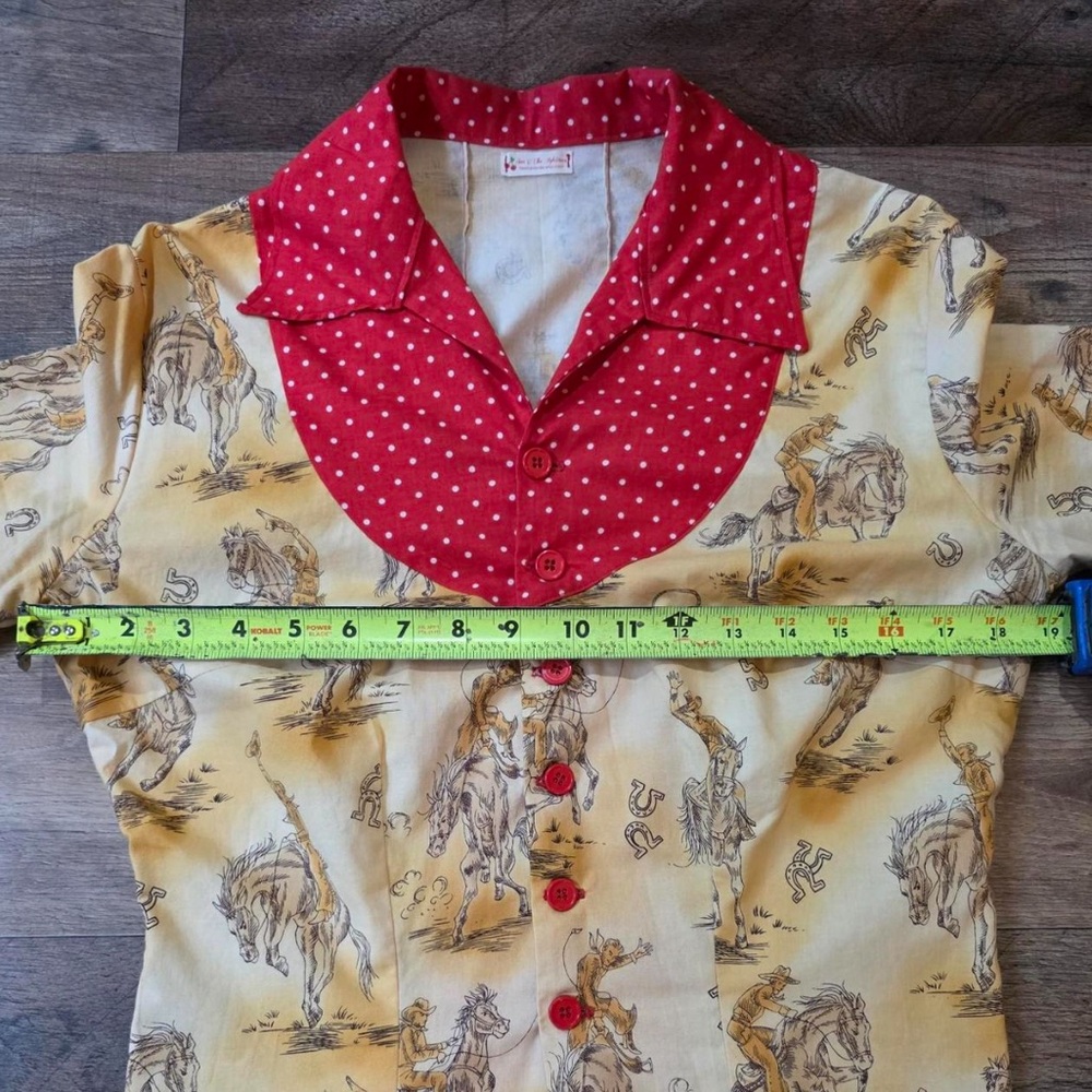 Vintage Handmade Western Rodeo Blouse - Picture 6 of 7